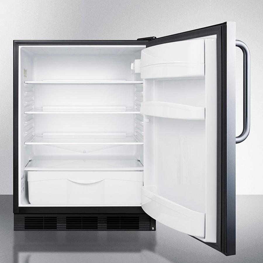Summit FF6BK7SSTB 24" Wide Built-in All-refrigerator