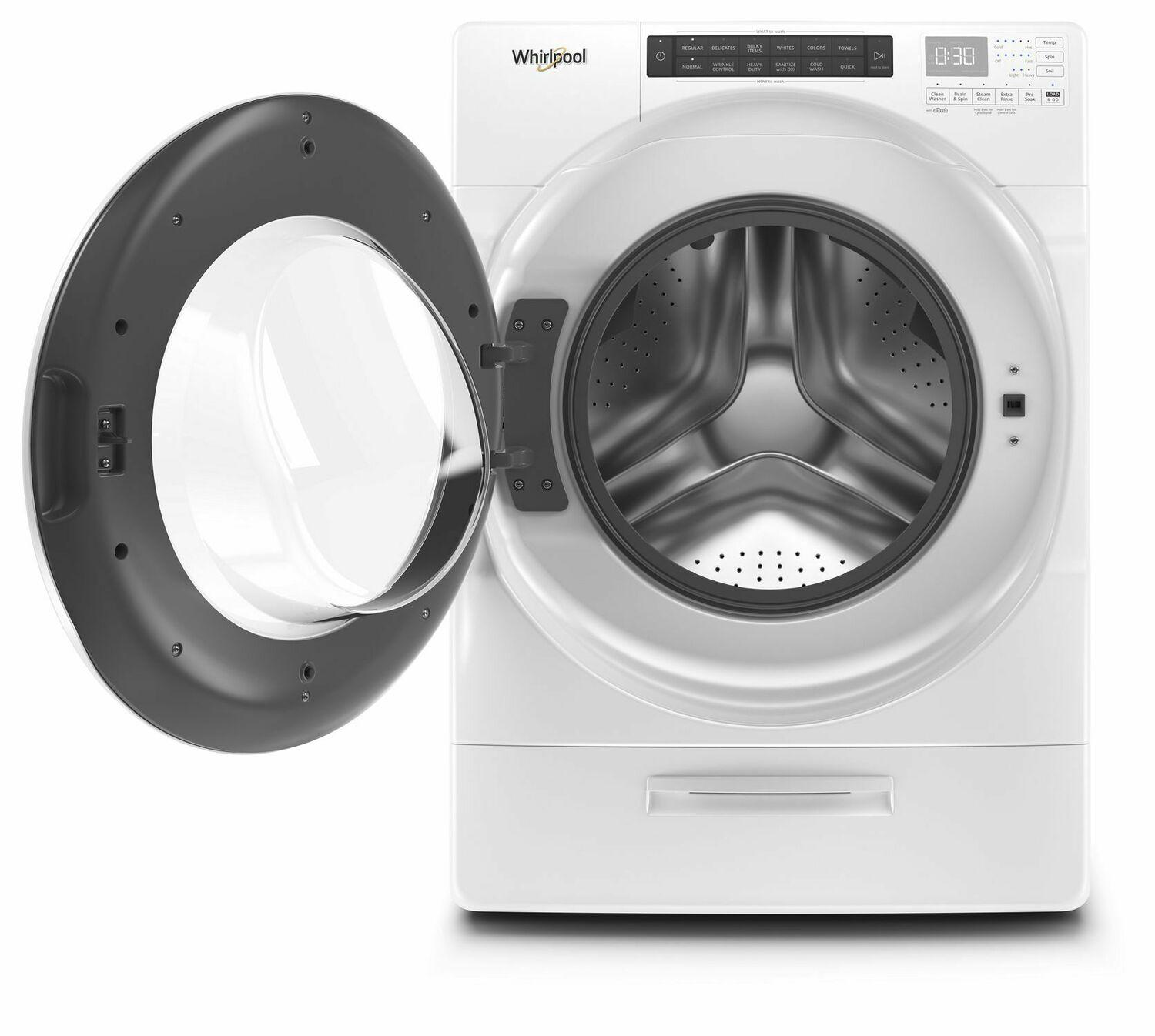 Whirlpool WFW5620HW 4.5 cu. ft. Closet-Depth Front Load Washer with Load & Go™ Dispenser - White