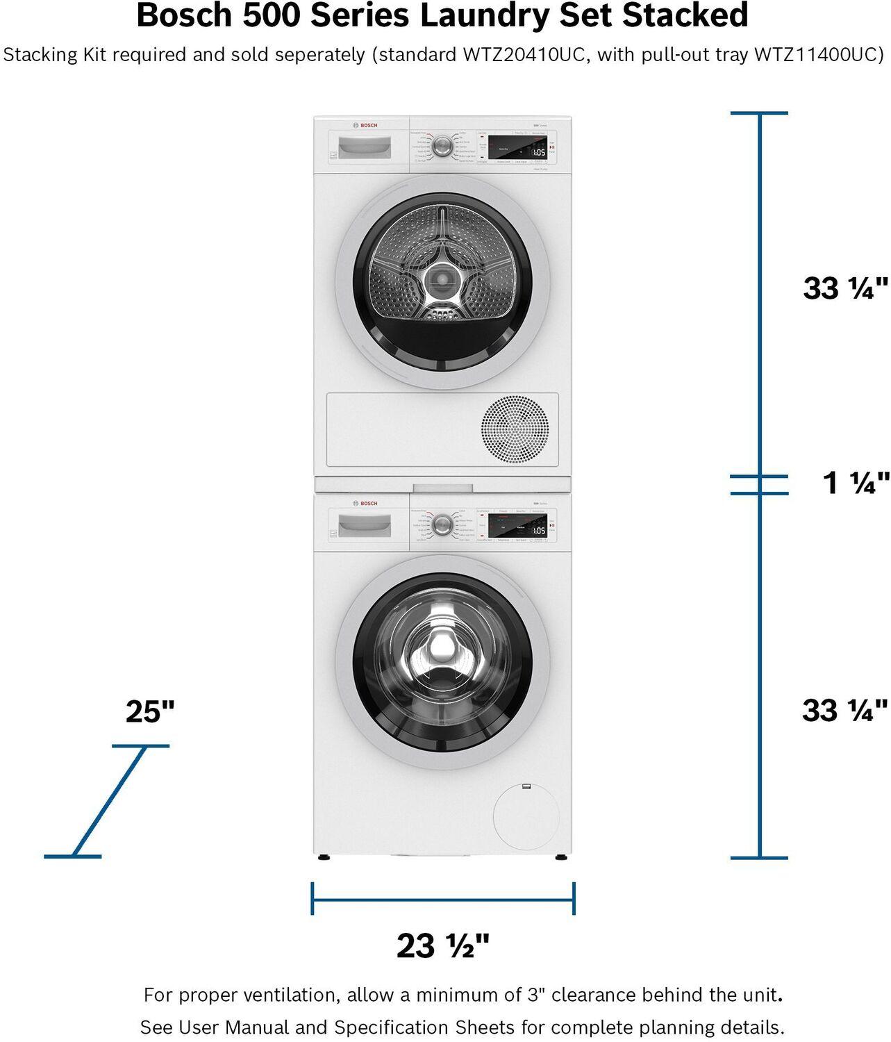 500 Series Compact Washer 1400 rpm WAW285H1UC