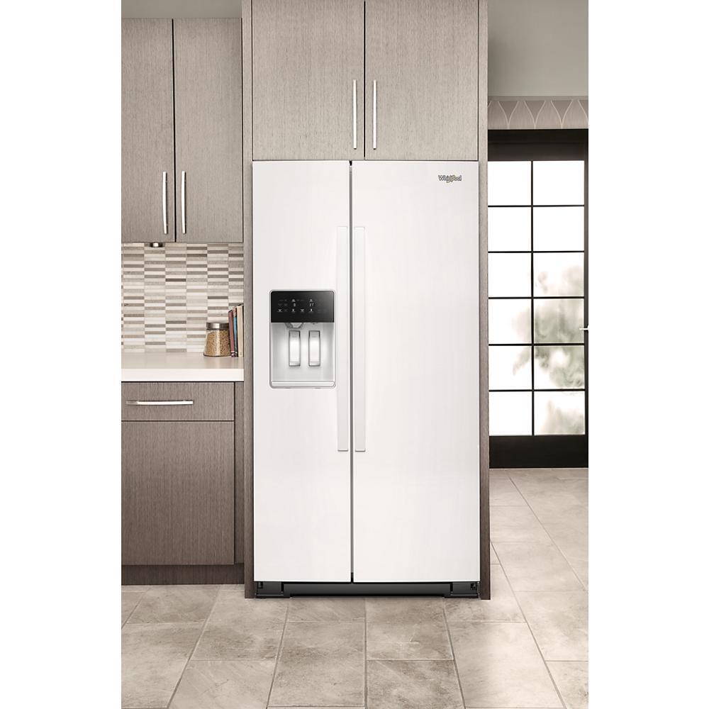Whirlpool WRSC5536RW 36-inch Counter Depth Side-by-Side Refrigerator with TruCool™ System