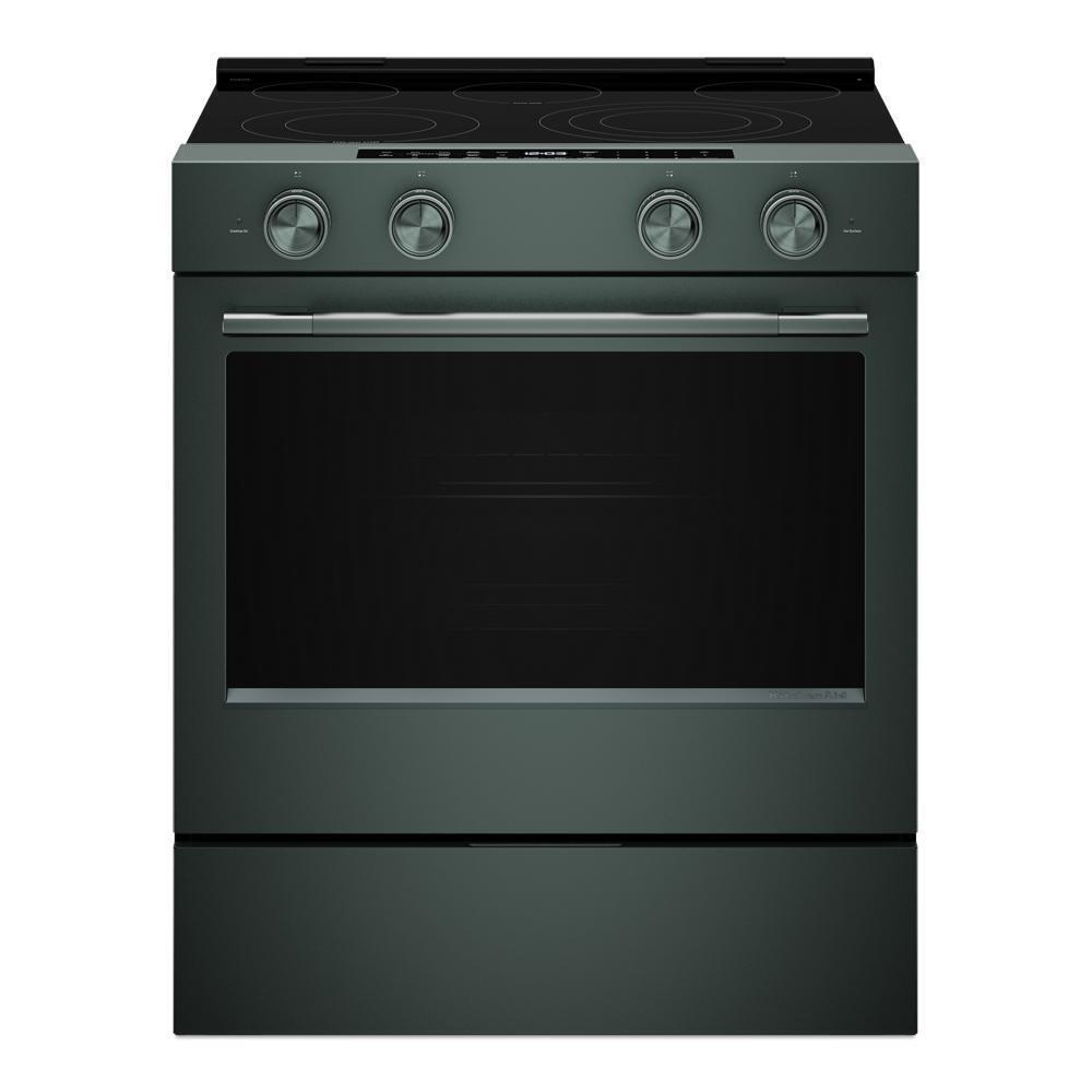 Kitchenaid KSES530SJP 5.3 Cu. Ft. Smart Slide-in Electric Range with Two Even-Heat™ Hyper Elements and Convection Cooking Modes