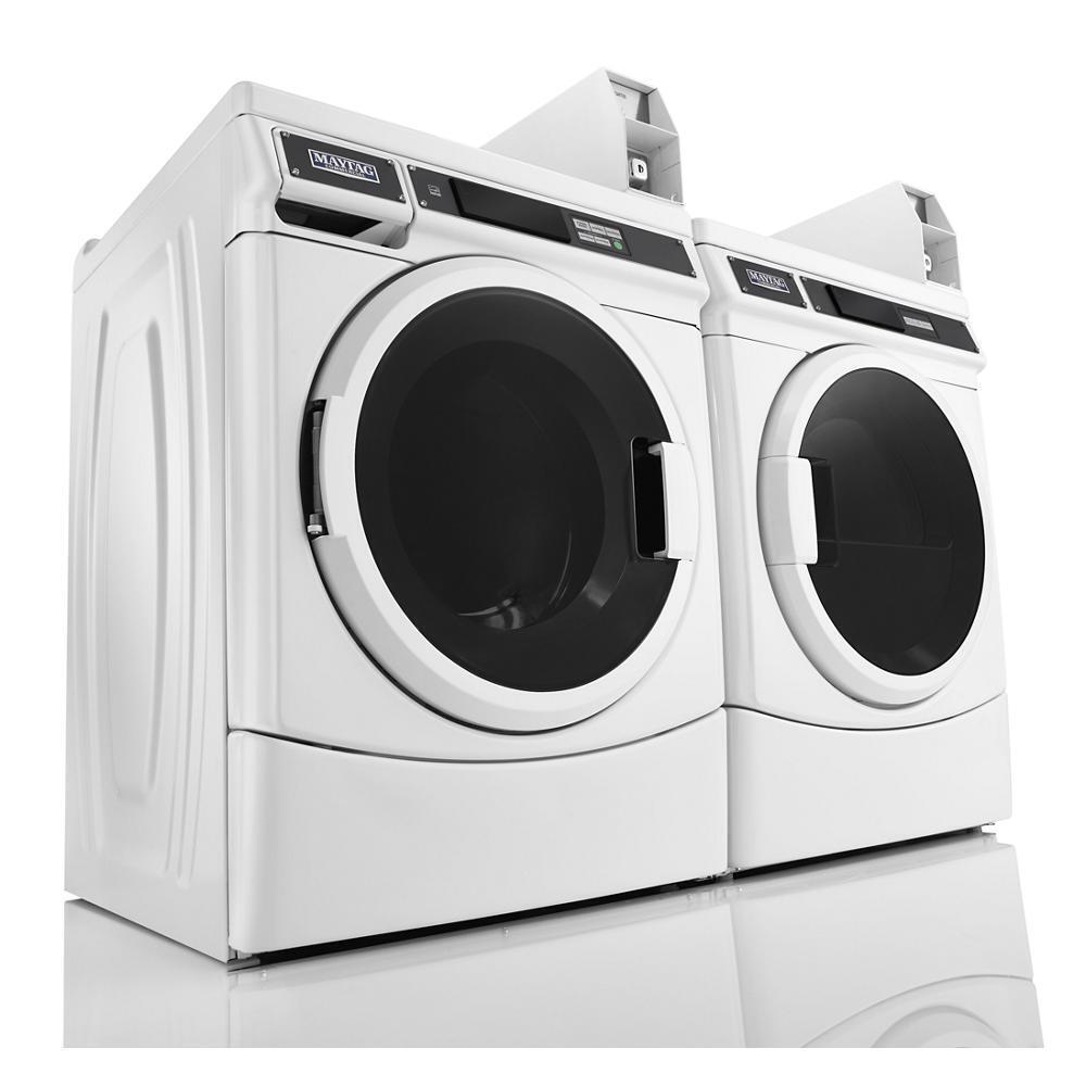 Maytag MDE28PDTGW Commercial Electric Dryer, Coin Drop Equipped