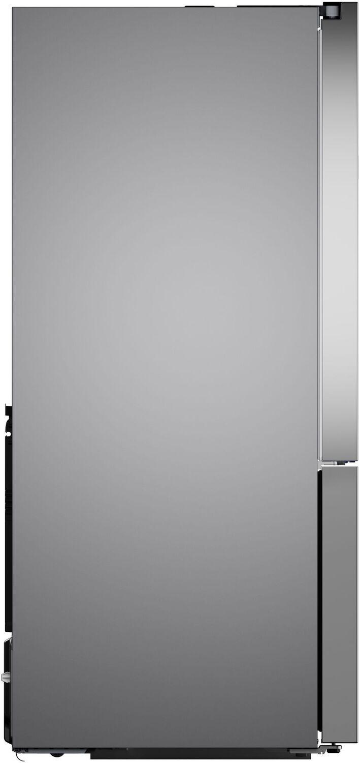 Bosch B36FD10ENS 100 Series, French Door Bottom freezer, multi door, 36'', Brushed steel (with anti-fingerprint), Total No Frost
