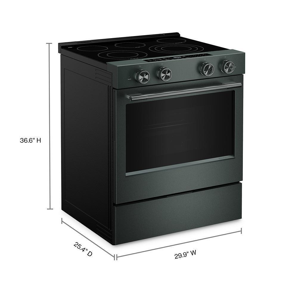 Kitchenaid KSES530SJP 5.3 Cu. Ft. Smart Slide-in Electric Range with Two Even-Heat™ Hyper Elements and Convection Cooking Modes