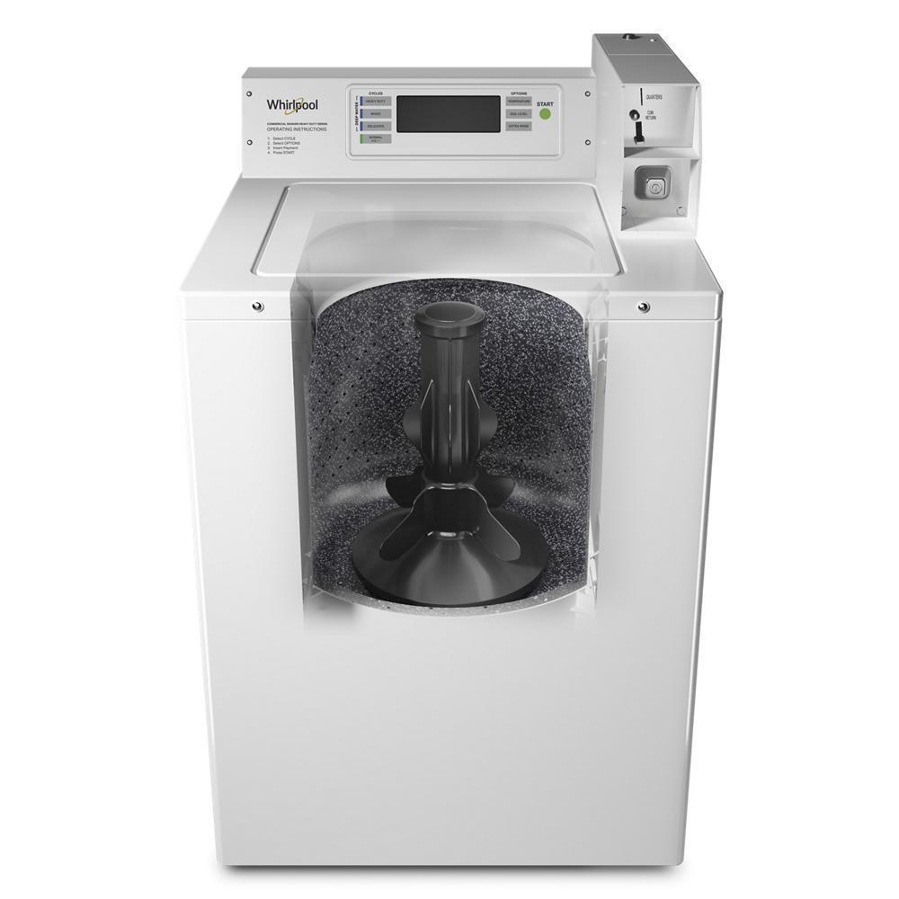 Whirlpool CAE2779JQ Commercial Top-Load Washer with Factory-Installed Coin Drop and Coin Box