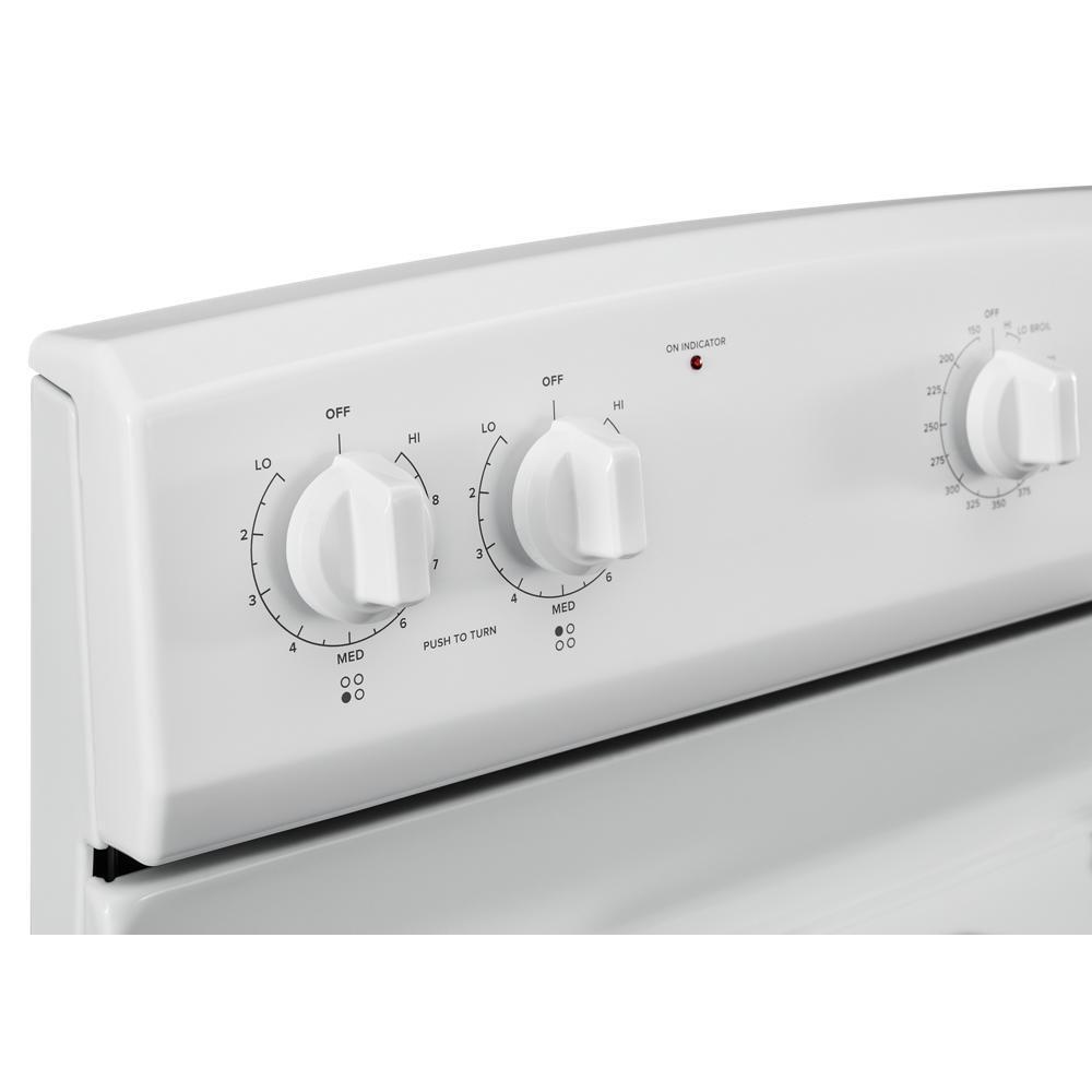 ACR4203MNW Amana® 30-inch Electric Range with Easy-Clean Glass Door