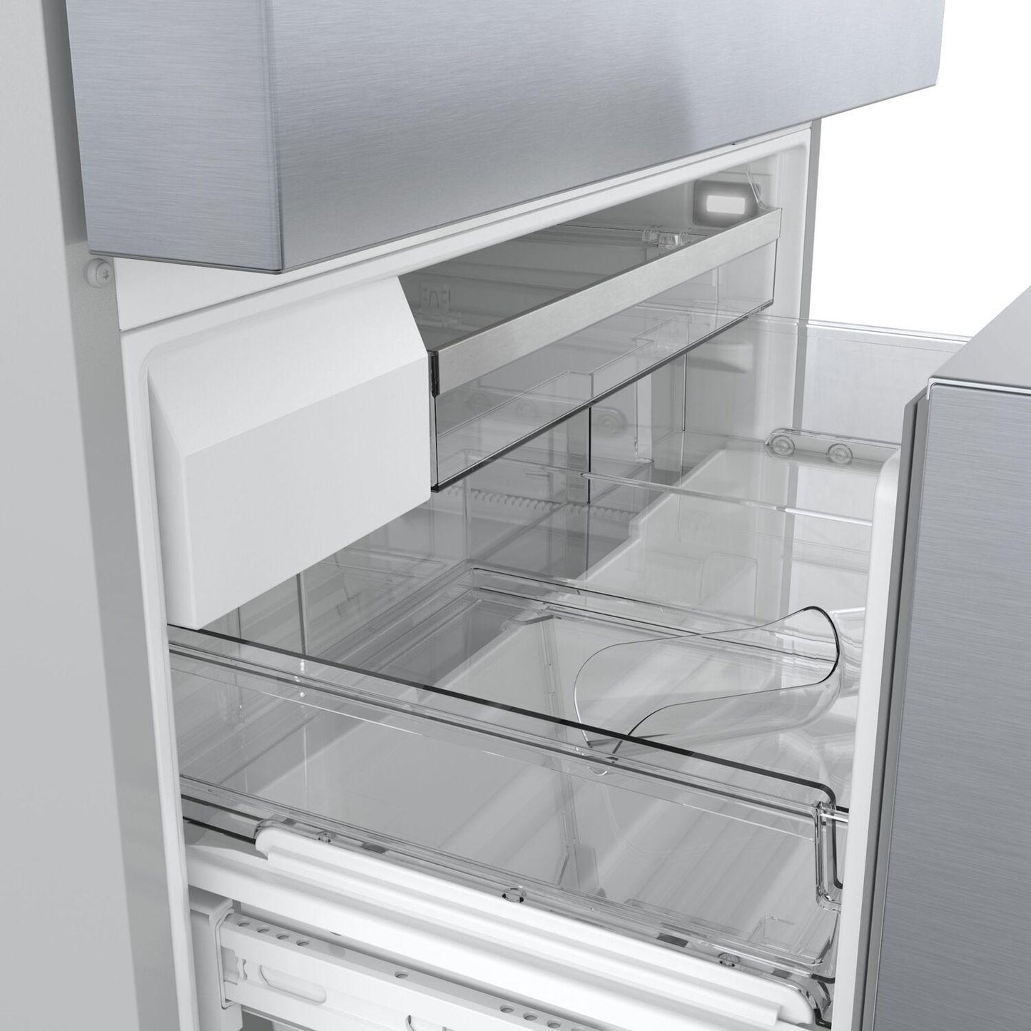 Bosch B36CL80SNS 800 Series, French Door Bottom freezer, multi door, 36'', Brushed steel (with anti-fingerprint)