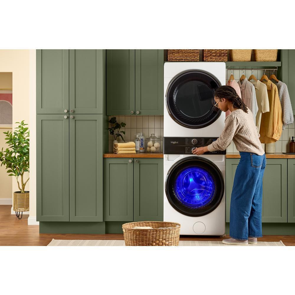 Whirlpool WEF5727TW Smart ENERGY STAR® Front Load Laundry Tower with UV Clean Technology & FreshFlowTM Vent System 4.5 cu. ft. Washer & 7.4 cu. ft. Electric Dryer