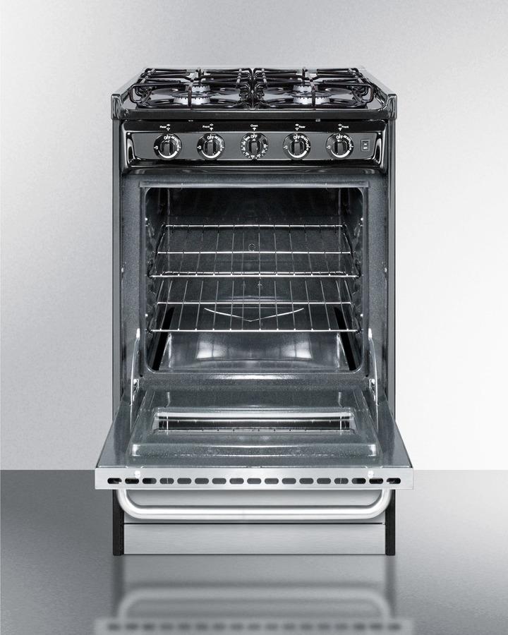 Summit 20" Wide Gas Range