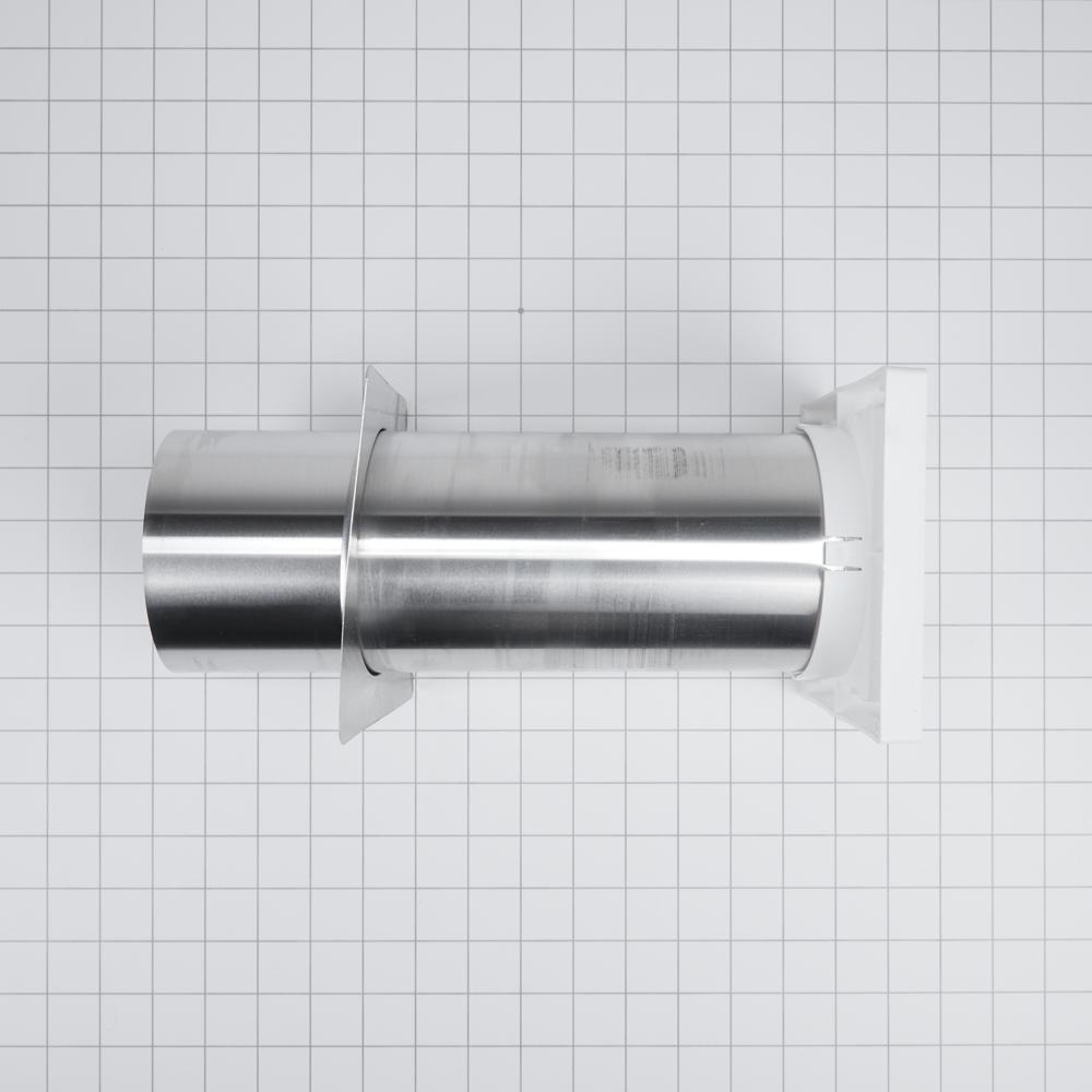 Maytag 8212662 Dryer Louvered Vent of 4" opening with 10.5" tail pipe and back draft flapper