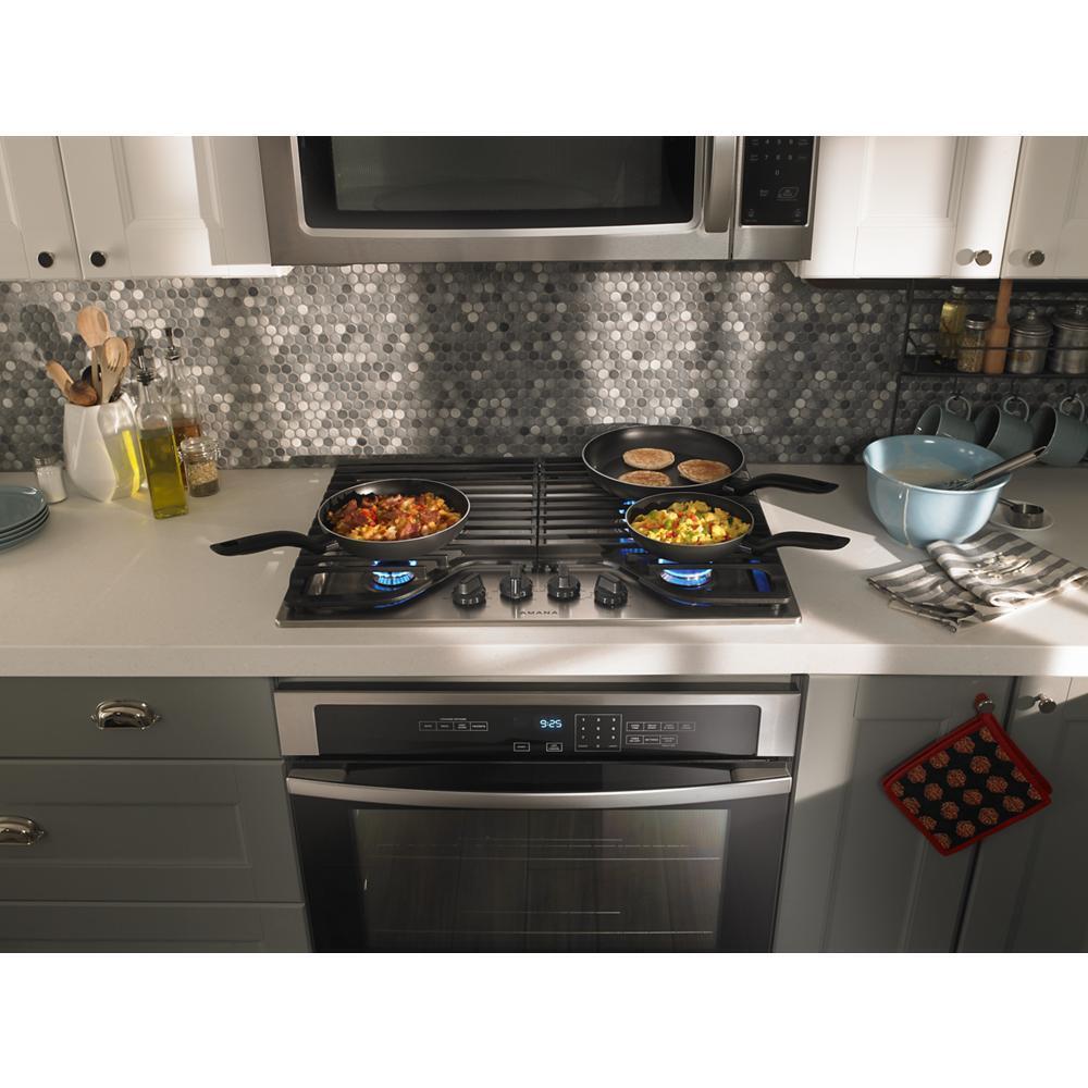 Amana AGC6540KFS 30-inch Gas Cooktop with 4 Burners