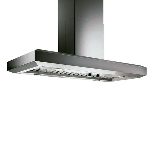 Elica EVI648S1 VAVANO IS Island Range Hood 48" wide - 600CFM