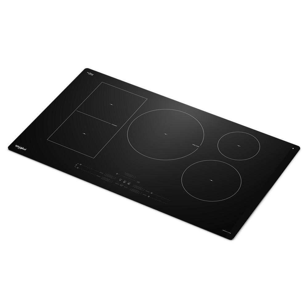 Whirlpool WCIT7536SB 36" Intelligent Induction Cooktop with Temp Cook™ Technology and WipeClean™ Coating
