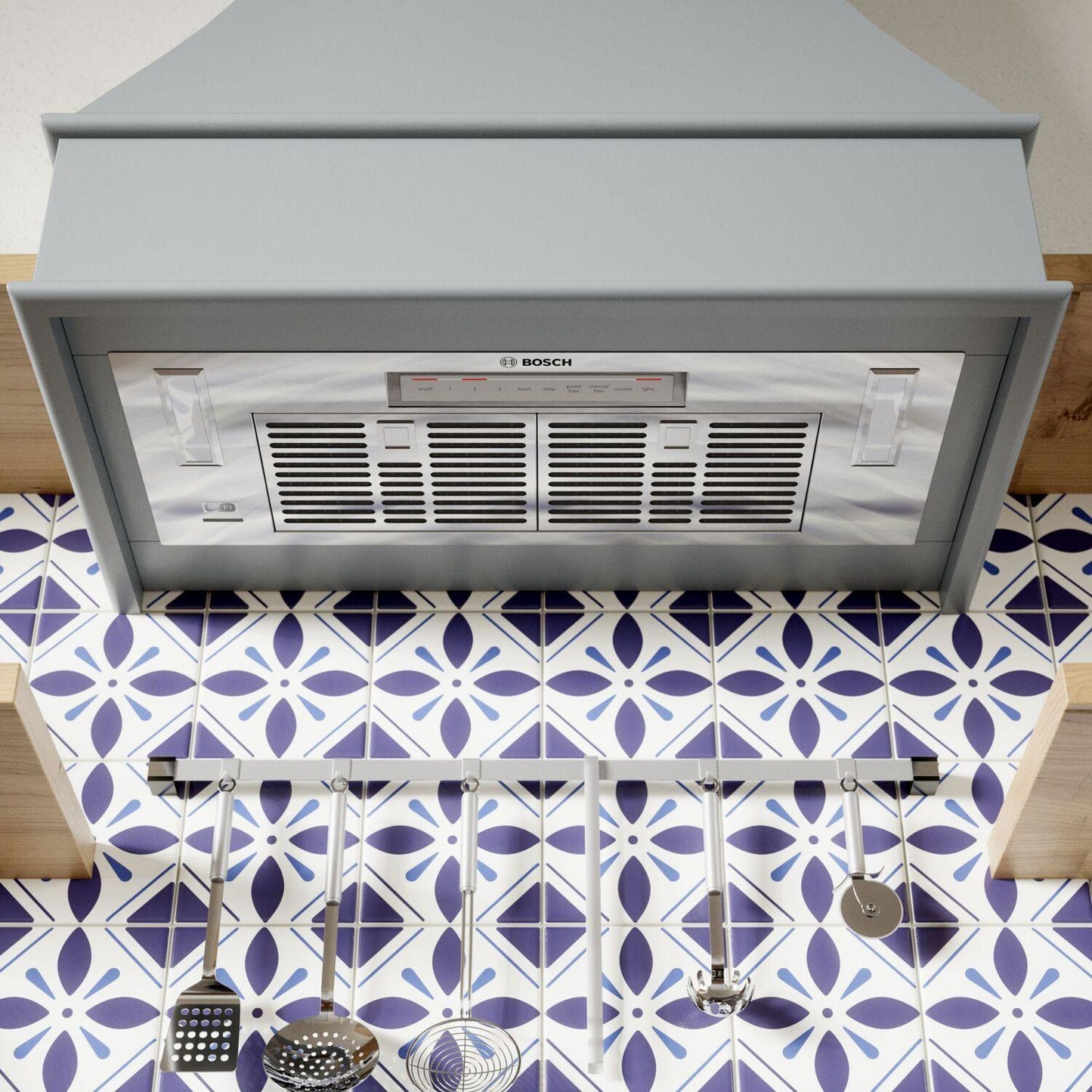 Bosch HUI30253UC 300 Series, canopy cooker hood, Stainless steel