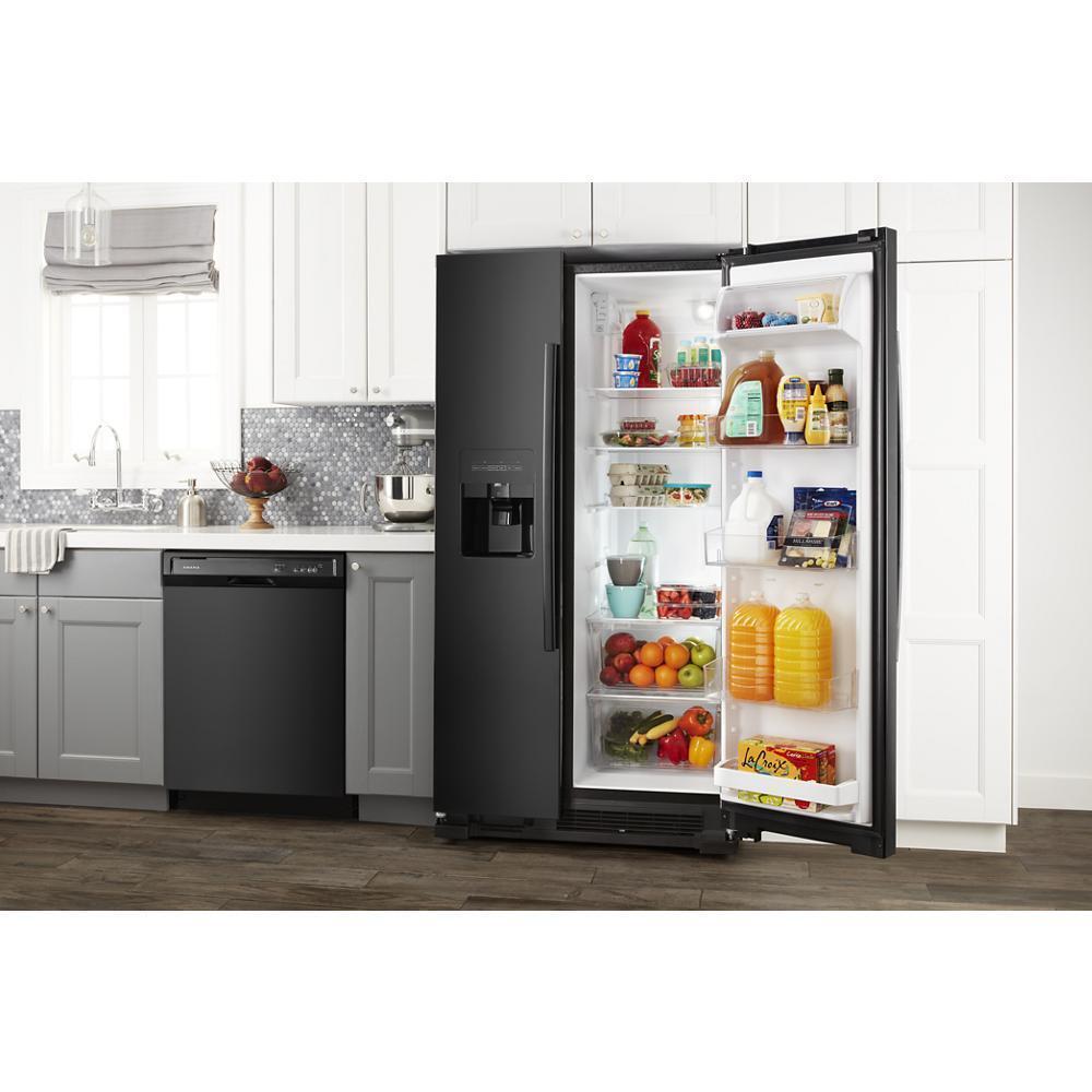 Amana ASI2575GRB 36-inch Wide Side-by-Side Refrigerator with Dual Pad External Ice and Water Dispenser - 25 Cu. Ft.