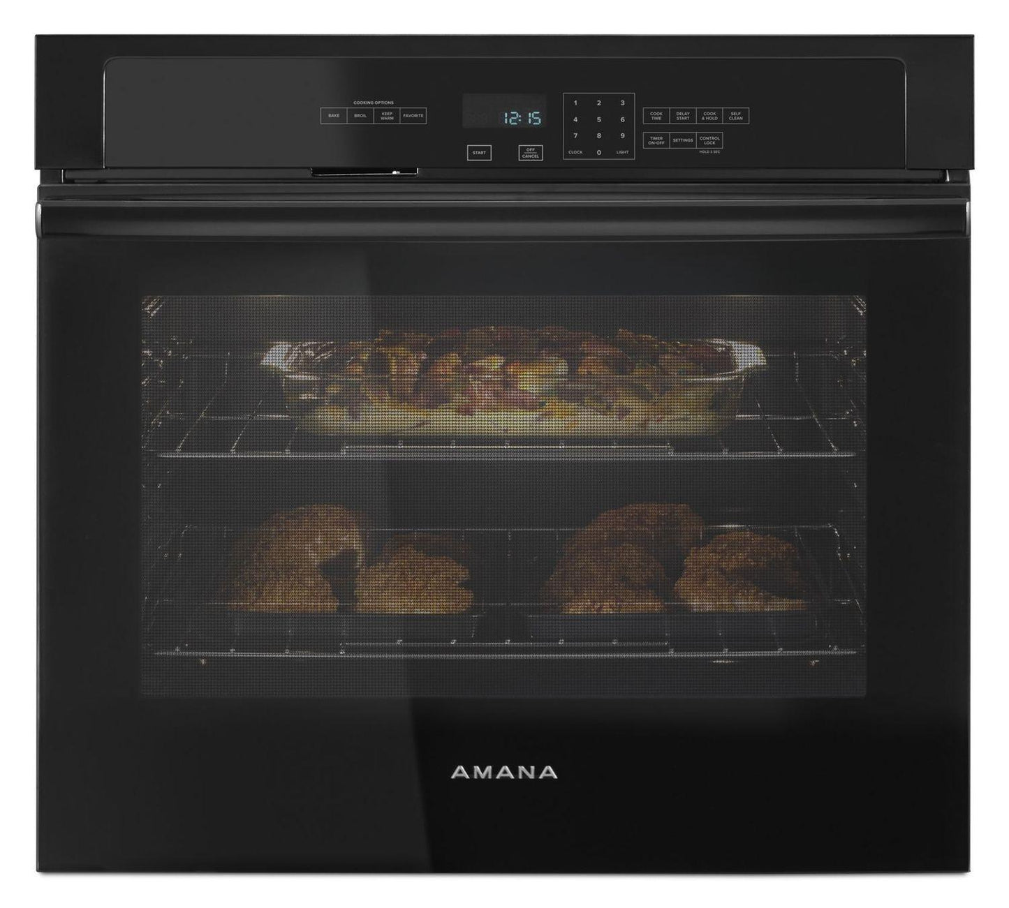 4.3 cu. ft. SIngle Thermal Wall Oven Black