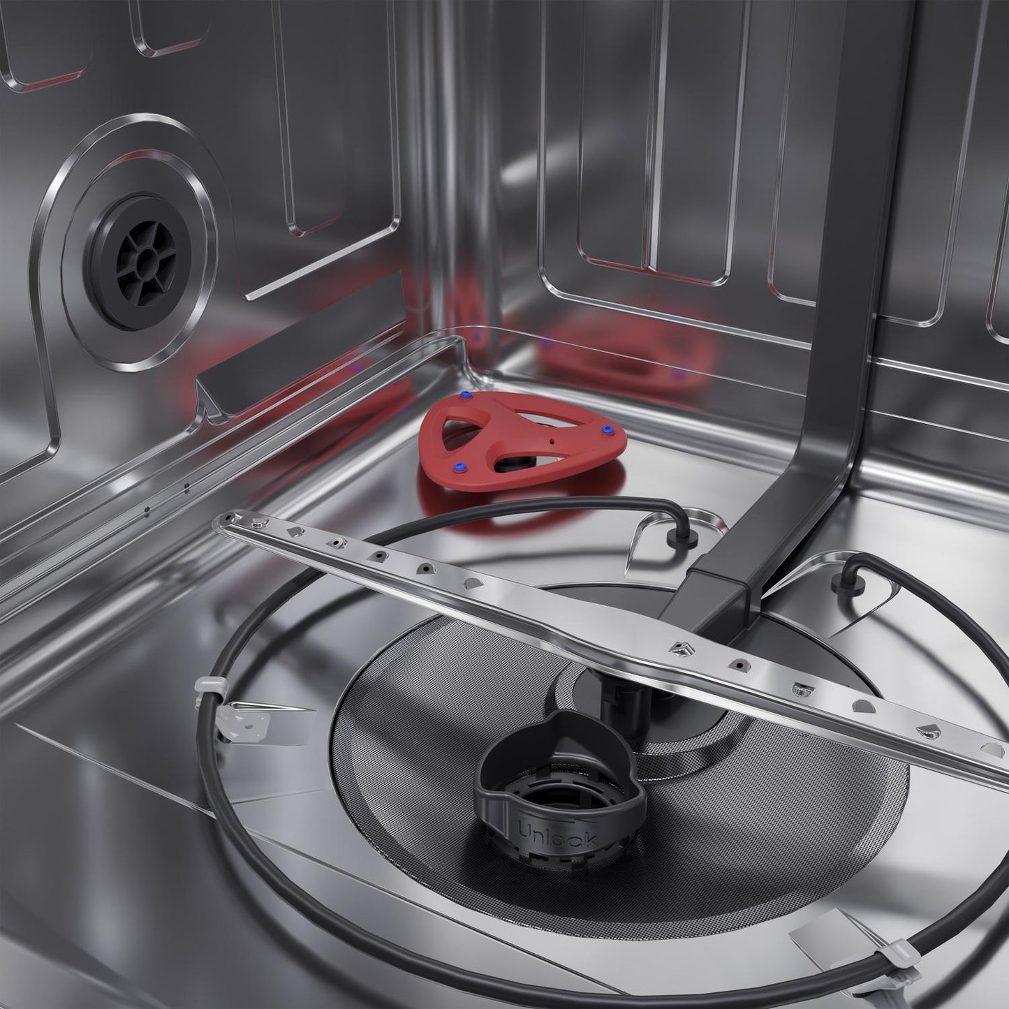 SDW6726MS Sharp 24 in. Stainless Steel 47dB Dishwasher