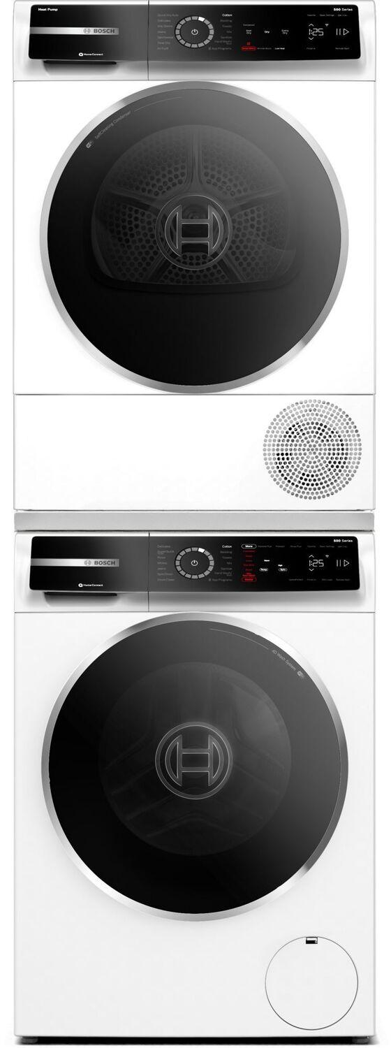 Bosch WQB245B0UC 500 Series, heat pump dryer, White