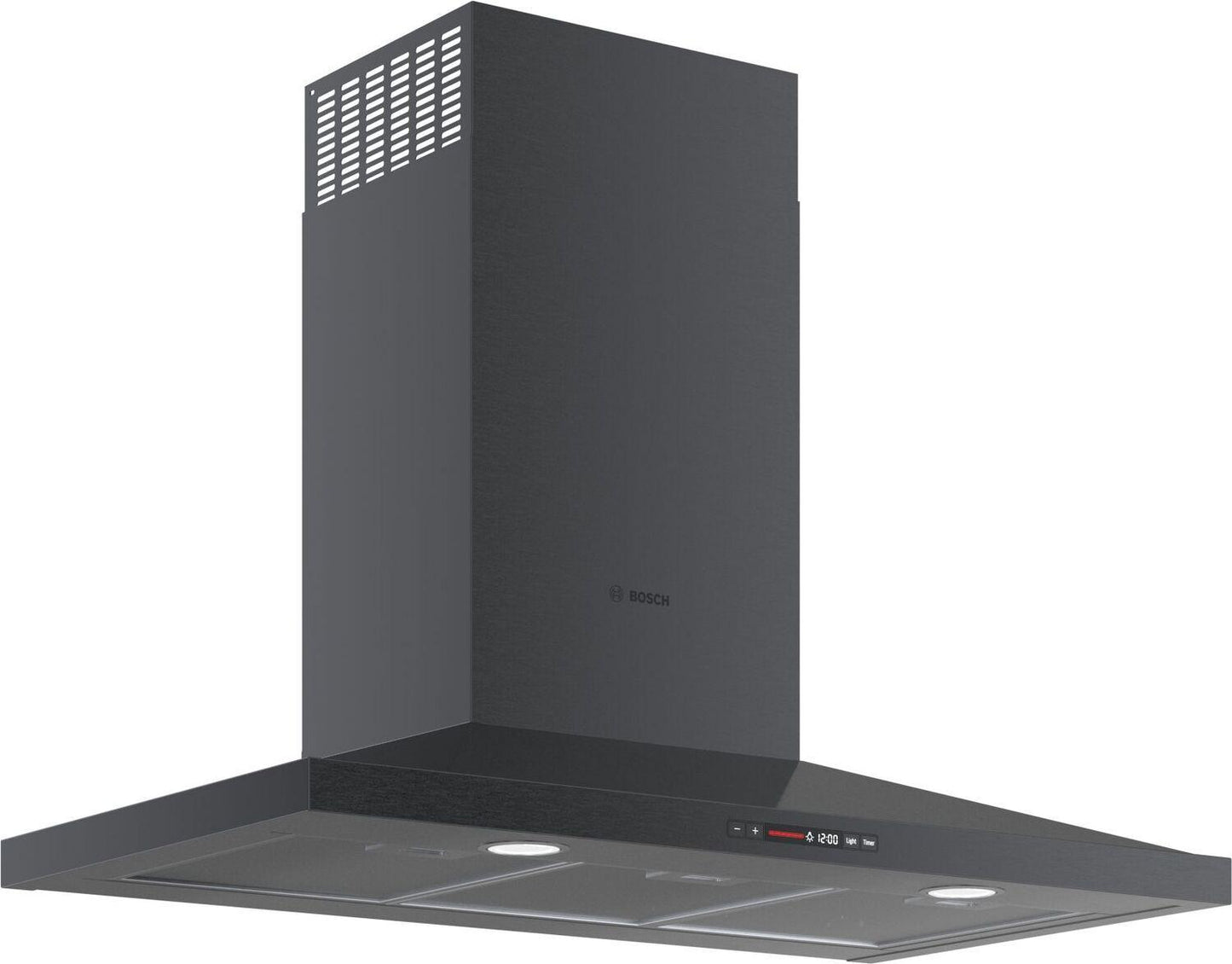 Bosch HCP86641UC 800 Series, wall-mounted cooker hood, 36'', Black stainless steel