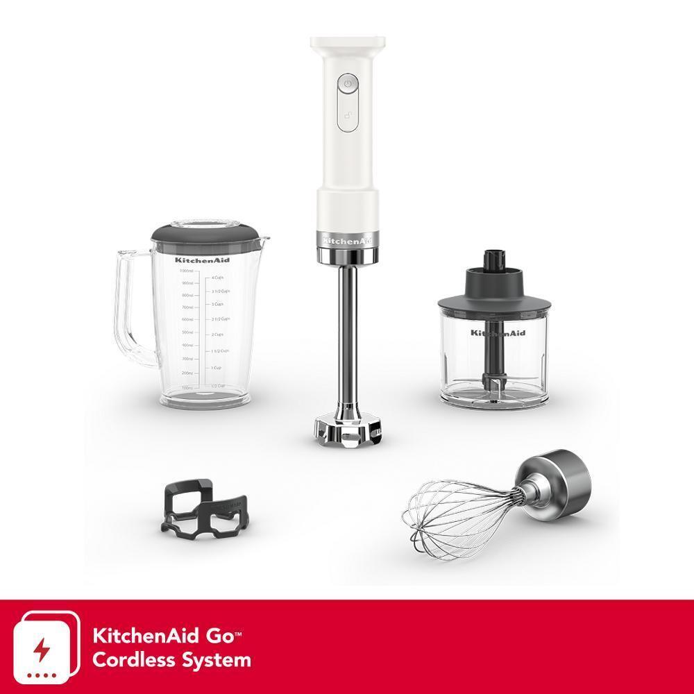 KHBRV05PL KitchenAid Go® Cordless Hand Blender with Accessories - battery sold separately
