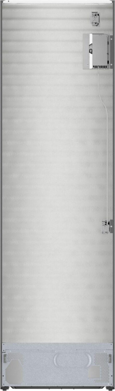 Bosch B24CB80ESW 800 Series, free-standing fridge-freezer with freezer at bottom, glass door, 24'', White, Total No Frost