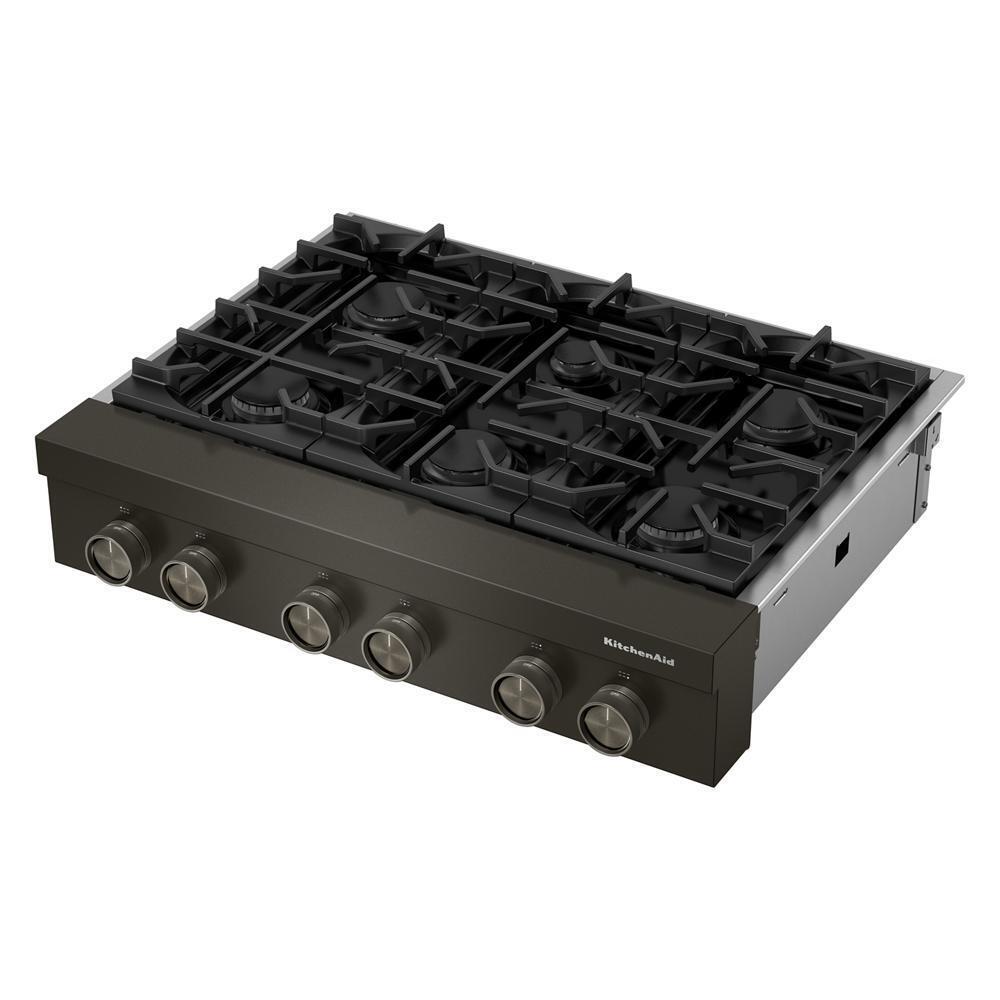 KCGK936TBE KitchenAid® 36-inch 6-Burner Gas Commercial-Style Rangetop