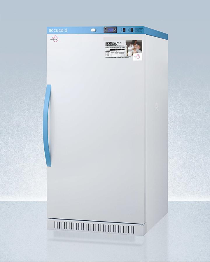 Summit ARS8MLMCLK Purpose-built All-refrigerator for Breast Milk Storage With 4 Interior Locking Compartments, Antimicrobial Silver-ion Handle, and A Hospital Grade Cord With 'green Dot' Plug