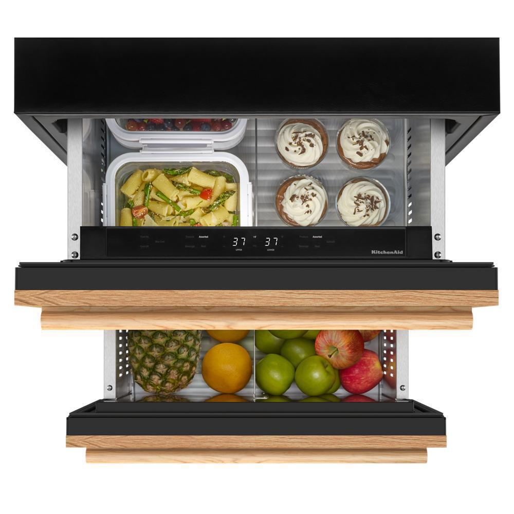 Kitchenaid KUCT524SPA 24" Panel-Ready Undercounter Double-Drawer Refrigerator/Freezer