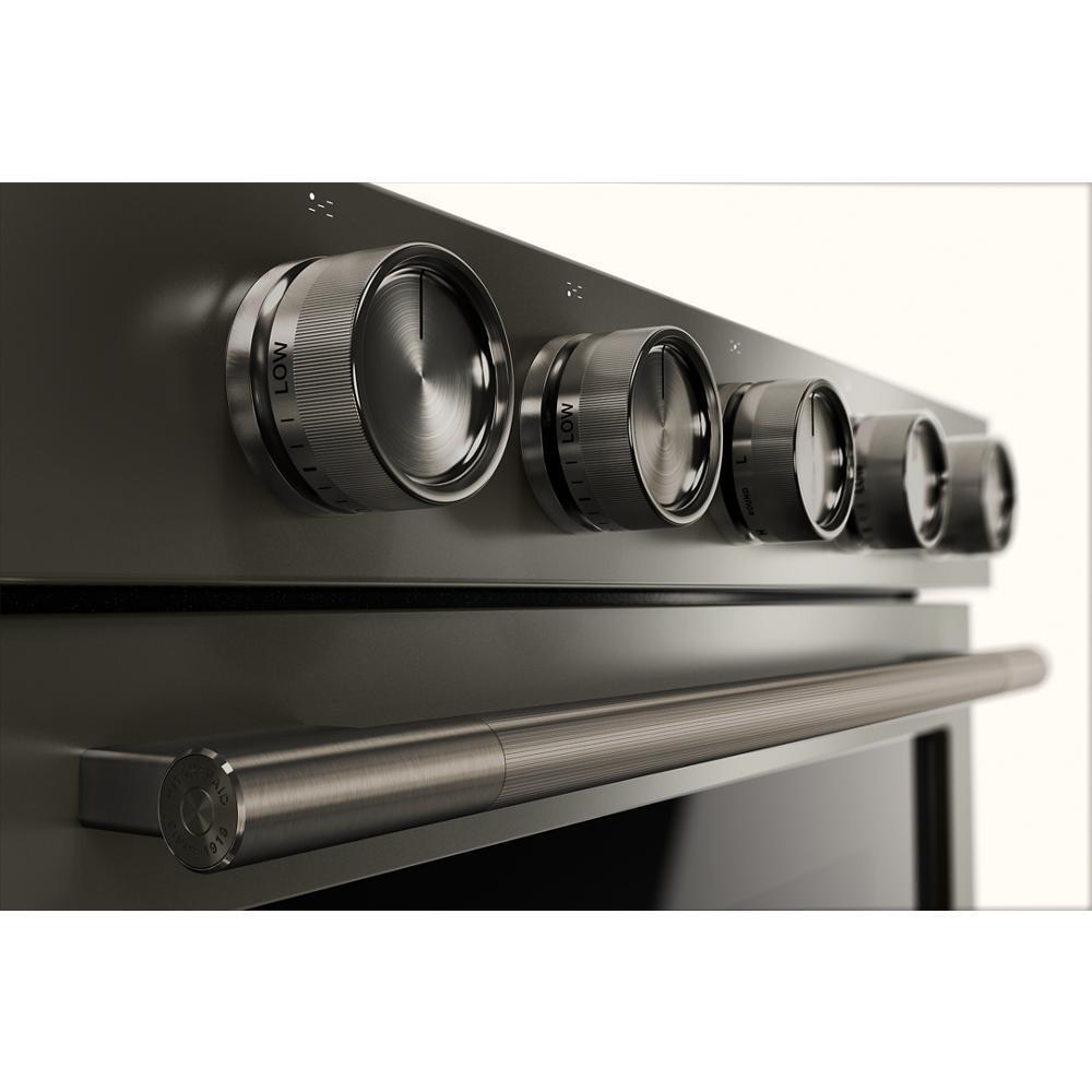 Kitchenaid KSGS530SBE 5.0 Cu. Ft. Smart Slide-in Gas Range with Convection Cooking Modes and 2-in-1 Burner