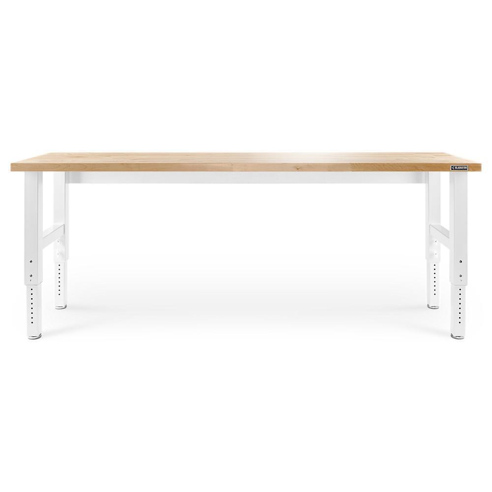 Gladiator GAWB08HWGW 8' Adjustable Height Hardwood Workbench