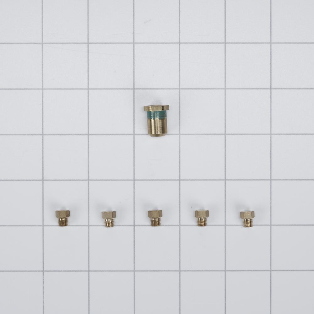 Maytag W10402145 Gas Dryer Conversion Kit, Brass-colored, with pin blocks - 25K and 25M valve, and 7-orifice burner