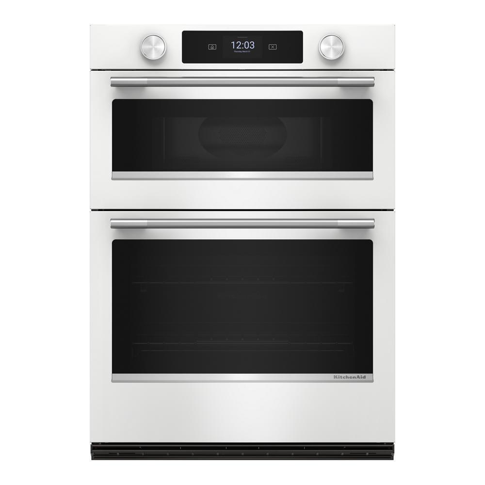 Kitchenaid KOEC730SWH Smart Combo Wall Oven with Assisted Cooking Modes