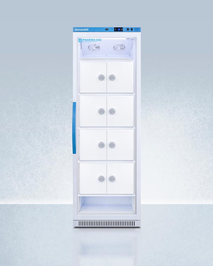 Summit ARG15PVLOCKER 15 CU.FT. Upright Vaccine Refrigerator With Interior Lockers