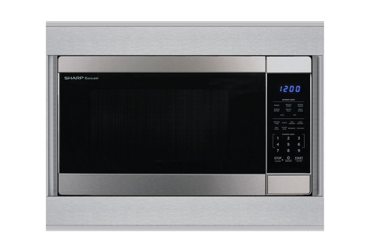 SKM427F9HS Sharp 27 in. Built-In Microwave Trim Kit