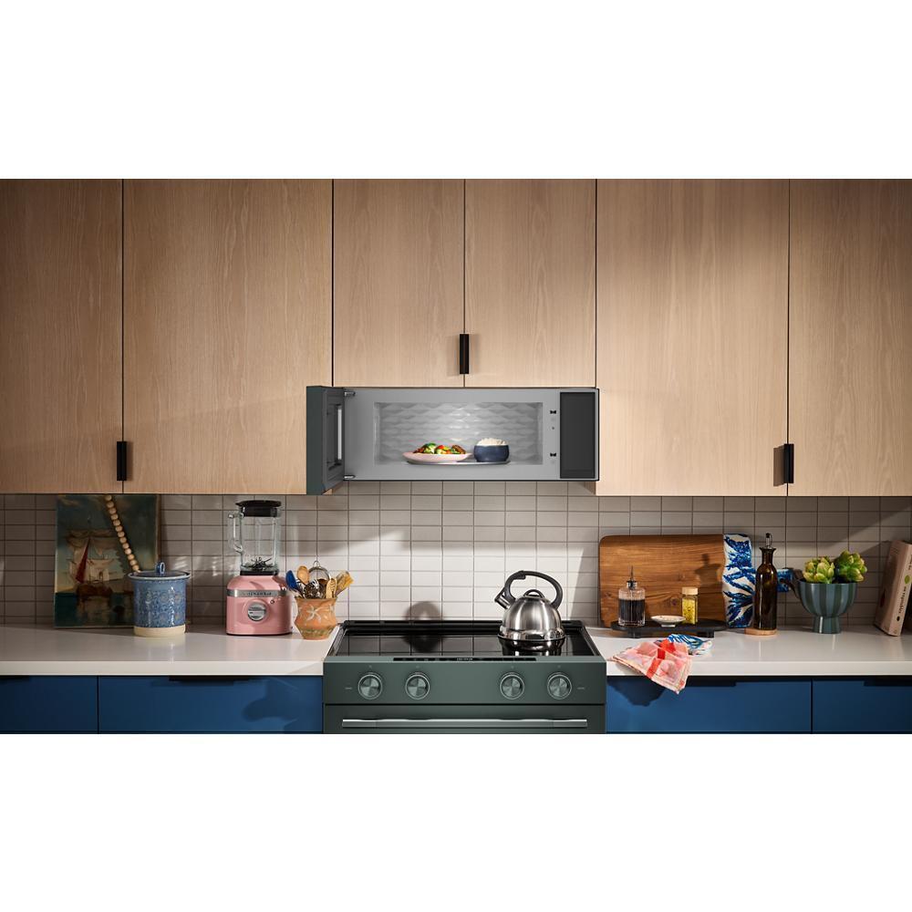 Kitchenaid KMML550RJP Smart Low Profile Microwave Hood Combination with Dual Fan Ventilation
