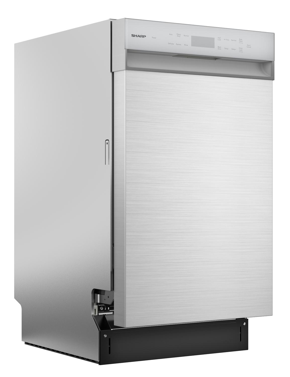 Sharp SDW4523MS 18 in. Stainless Steel 47 dB Dishwasher