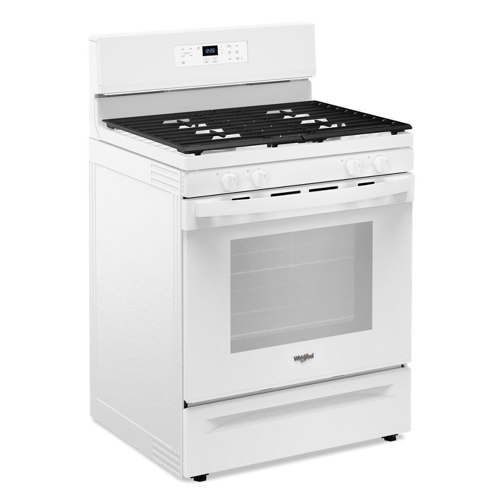 Whirlpool WFGS3530RW 30-inch Self Clean Gas Range with No Preheat Mode