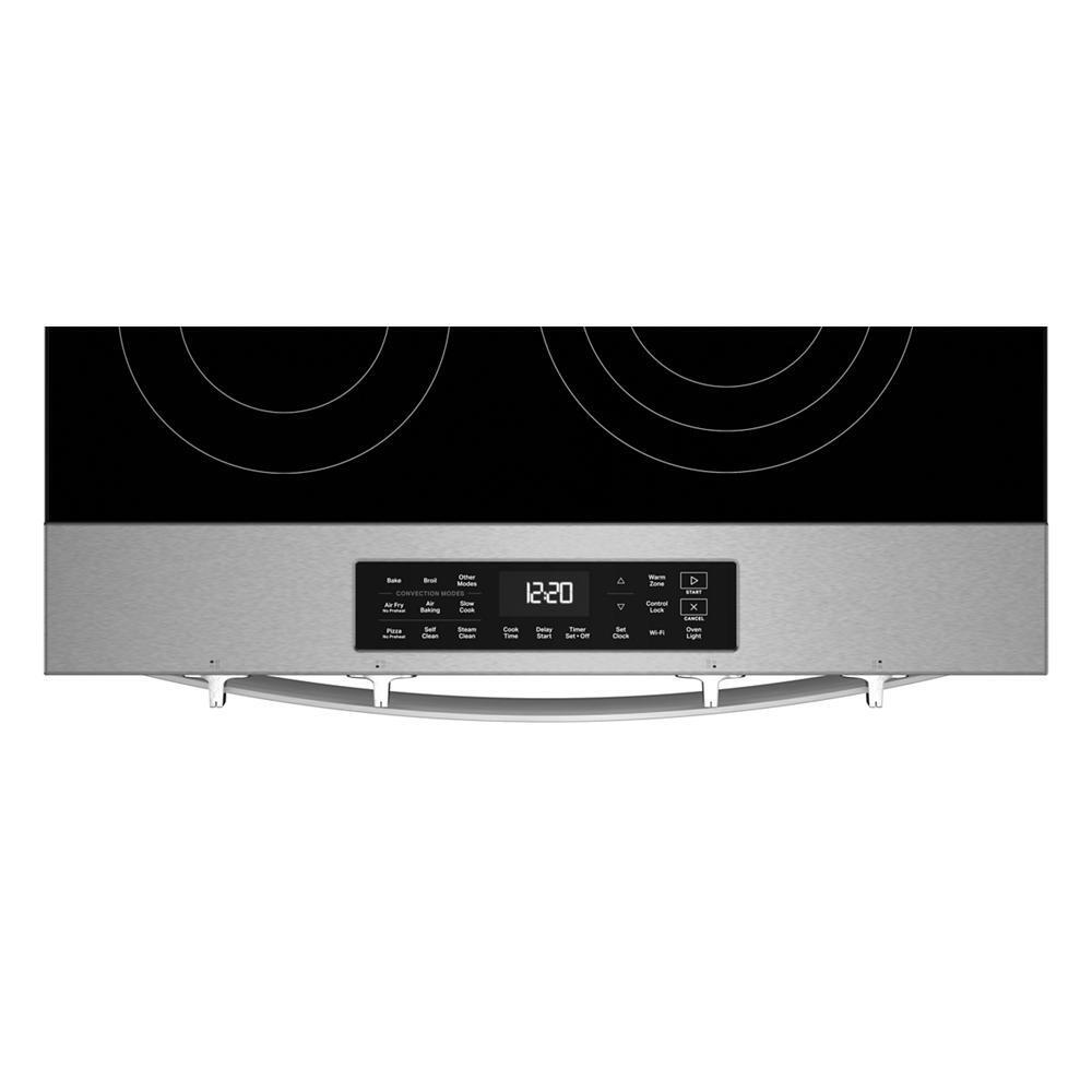 Whirlpool WSES5030SZ 30-inch Electric Smart Range with Air Cooking Technology
