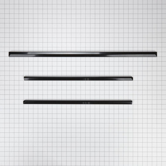 Maytag W10675026 Slide-in Range Trim Kit, Black, with (3) trim pieces, and installation instructions