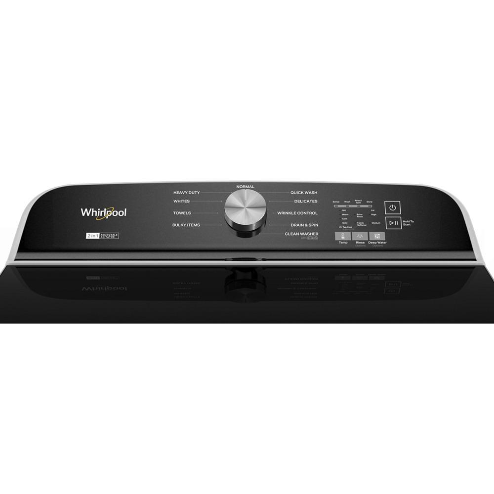 Whirlpool WTW6157PW 5.2-5.3 Cu. Ft. Whirlpool® Top Load Washer with Removable Agitator
