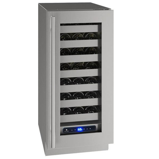 U-Line UHWC515SG01A Hwc515 15" Wine Refrigerator With Stainless Frame Finish and Field Reversible Door Swing (115 V/60 Hz)