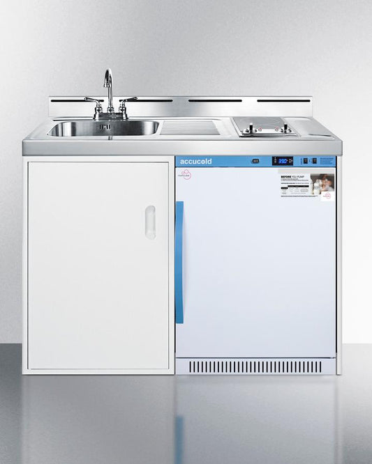 Summit C48ELMC 48" Wide All-in-one Wellness Room Kitchenette