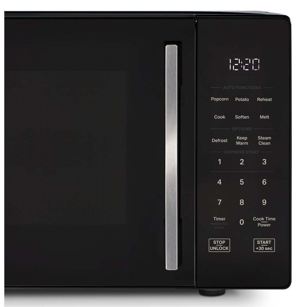 Whirlpool WMCS3019RB 0.9 cu. ft. Black Countertop Microwave With Steam Clean - 900 watt