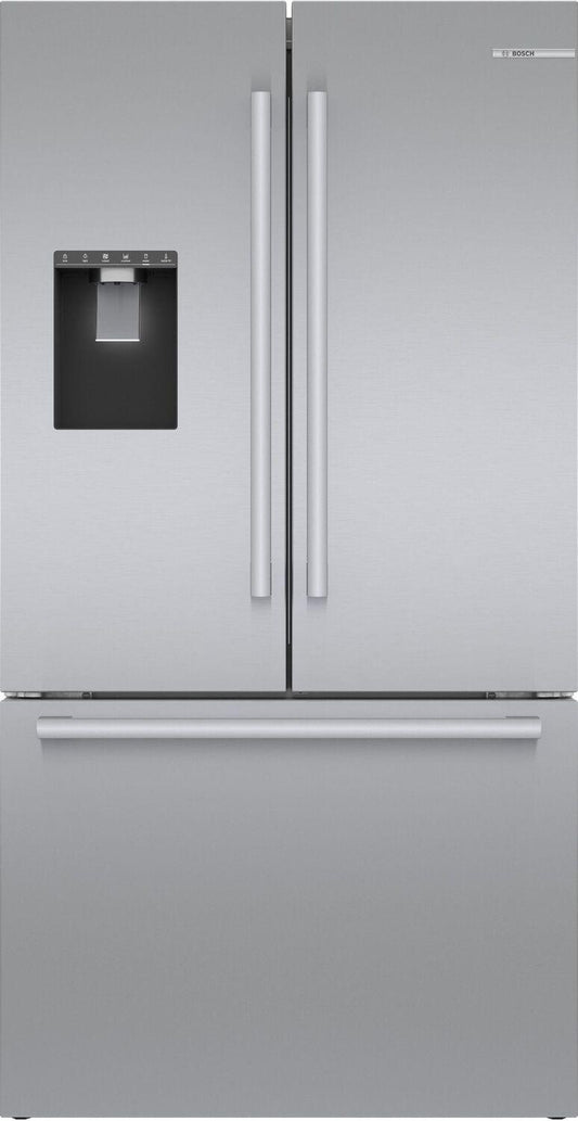 Bosch B36CD50SNS 500 Series French Door Bottom Mount Refrigerator 36" Stainless steel (with anti-fingerprint), Total No Frost