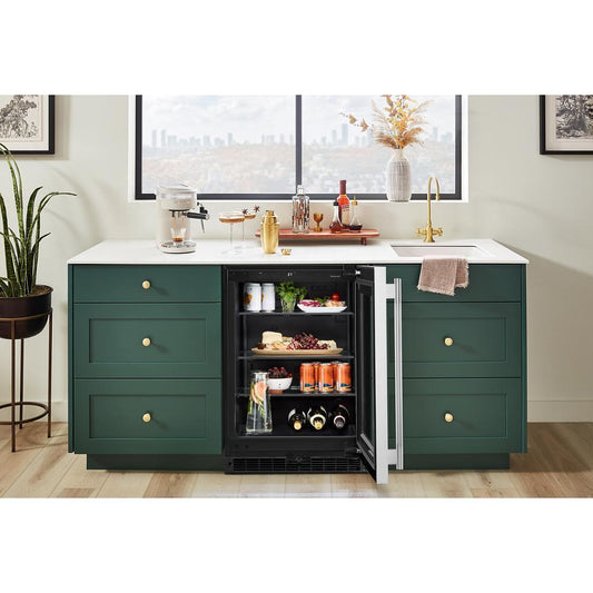 Kitchenaid KURR324SSB 24" Undercounter Refrigerator with Glass Door