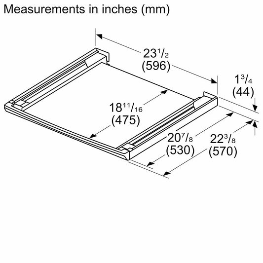 Bosch WTZ27500UC Accessory for washing/drying