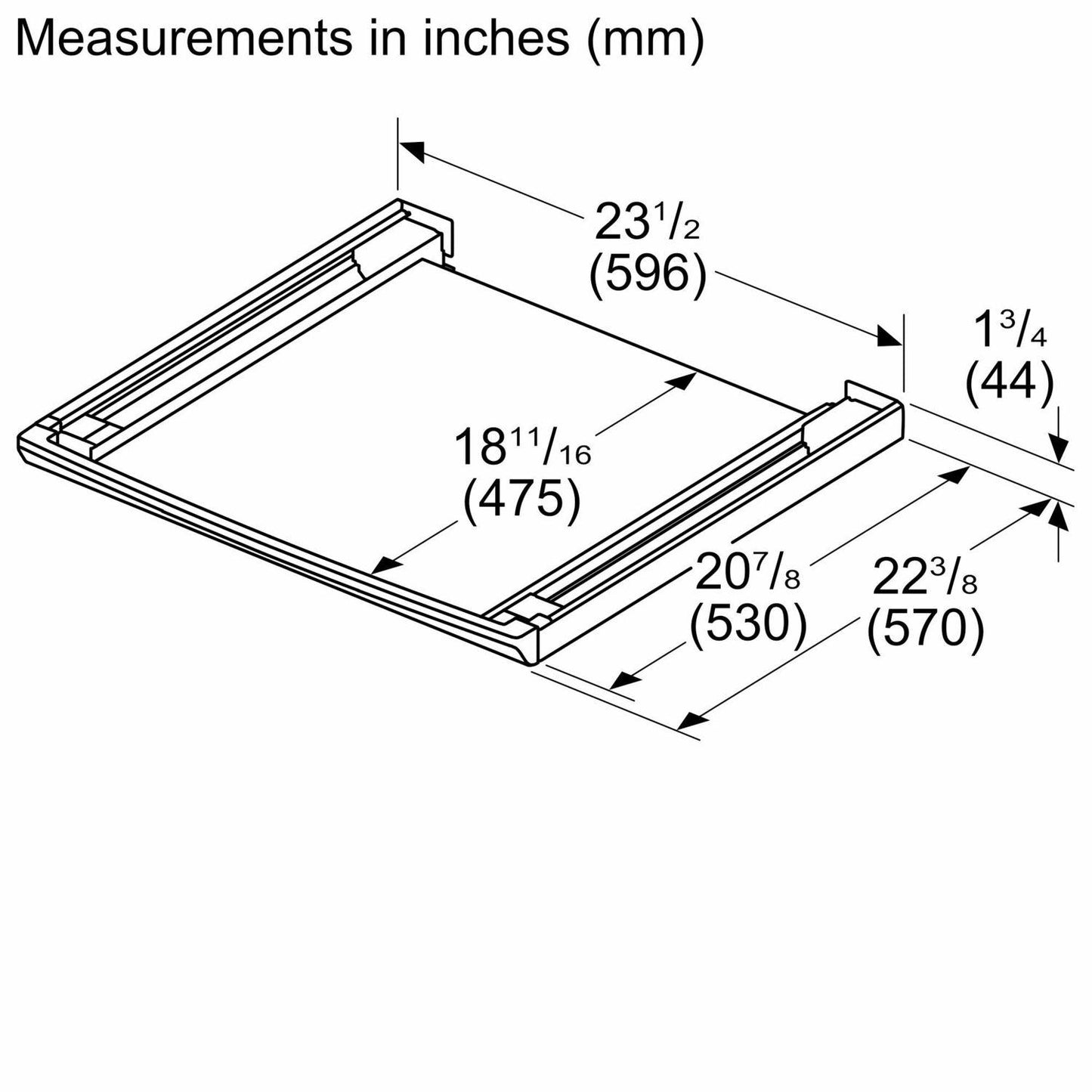 Bosch WTZ2750XUC Accessory for washing/drying