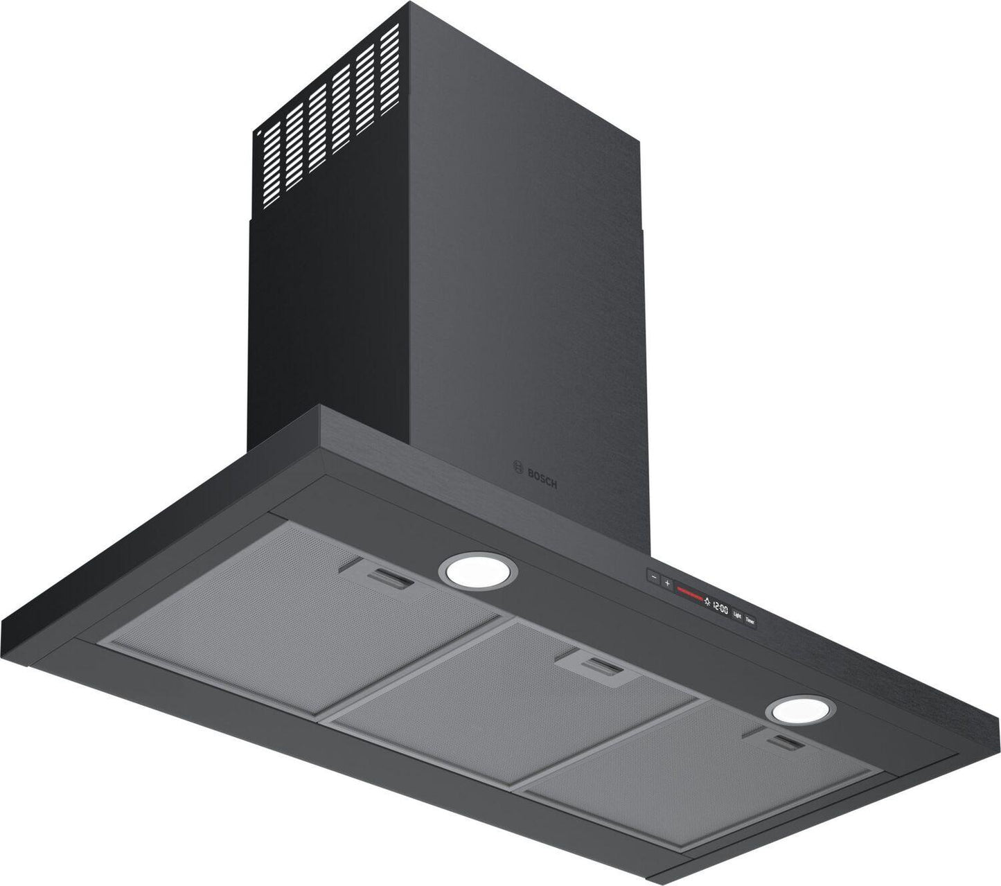 Bosch HCP86641UC 800 Series, wall-mounted cooker hood, 36'', Black stainless steel