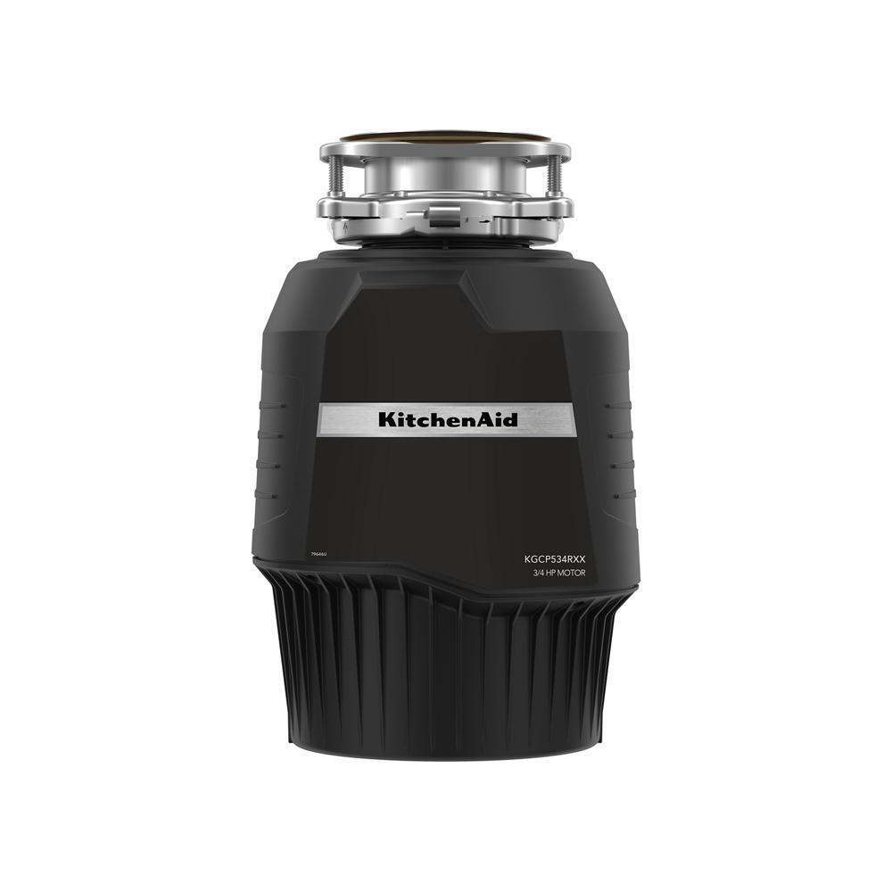 Kitchenaid KGCP534RXX 3/4 HP Continous Feed Garbage Disposal with 3-Stage MultiGrind® Technology