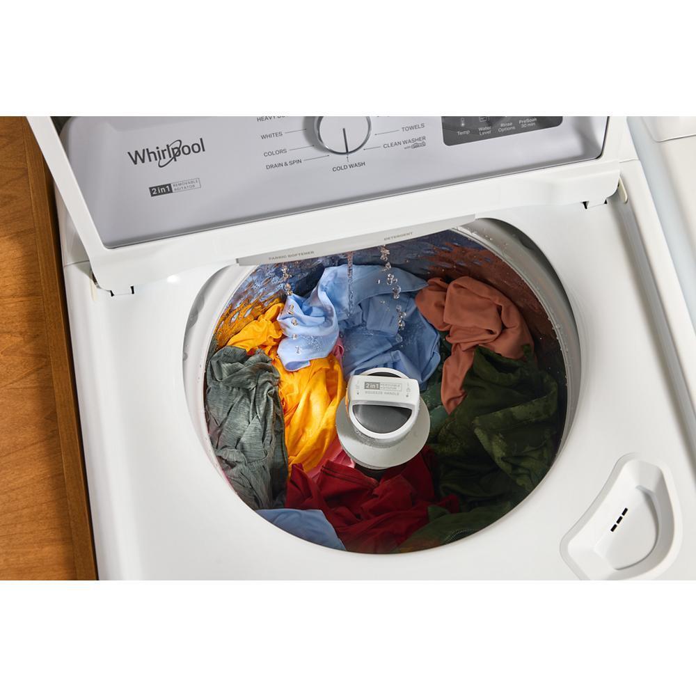 Whirlpool WTW4300SW 4.3 Cu. Ft. Whirlpool® Top Load Impeller Washer with Quick Wash Cycle and Soft Close Glass Lid
